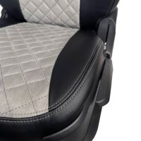 Чехлы Алькантара на Chevrolet Lacetti