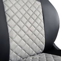 Чехлы Алькантара на Chevrolet Lacetti