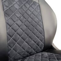 Чехлы Алькантара на Chevrolet Lacetti