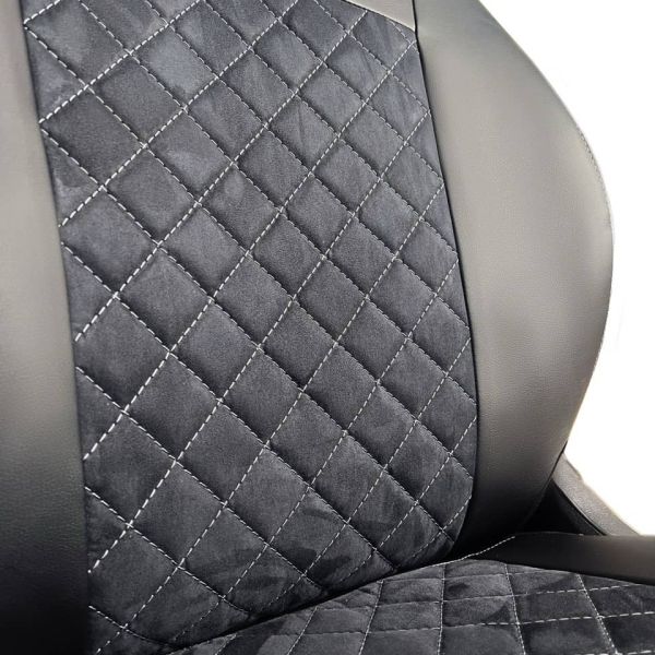 Чехлы Алькантара на Chevrolet Lacetti