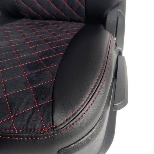 Чехлы Алькантара на Chevrolet Lacetti