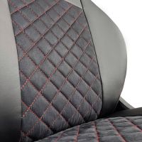 Чехлы Алькантара на Chevrolet Lacetti