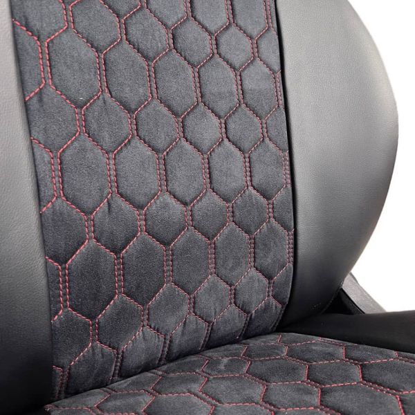 Чехлы Алькантара на Chevrolet Lacetti