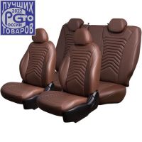 Чехлы Премиум Экокожа Байрон Президент|Жук на Haval Jolion