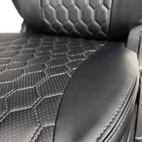 Чехлы Экокожа Ромб на Chevrolet Lacetti