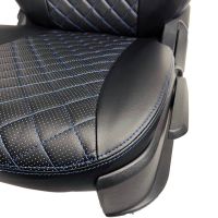 Чехлы Экокожа Ромб на Chevrolet Lacetti