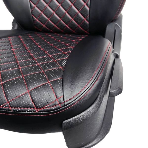 Чехлы Экокожа Ромб на Chevrolet Lacetti