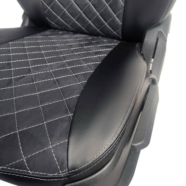 Чехлы Алькантара на Chevrolet Lacetti