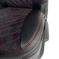 Чехлы Алькантара на Chevrolet Lacetti