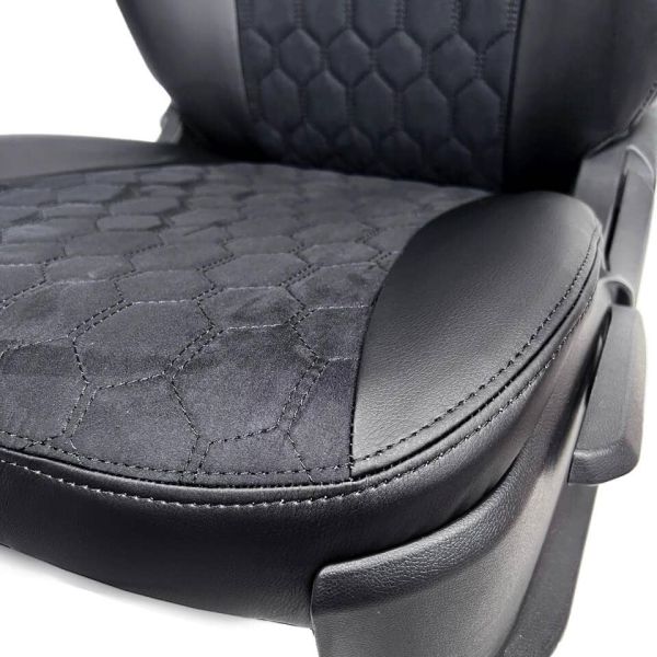 Чехлы Алькантара на Chevrolet Lacetti