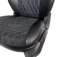 Чехлы Алькантара на Chevrolet Lacetti