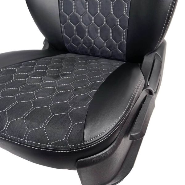 Чехлы Алькантара на Chevrolet Lacetti