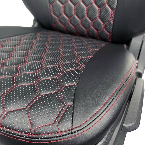 Чехлы Экокожа Ромб на Chevrolet Lacetti