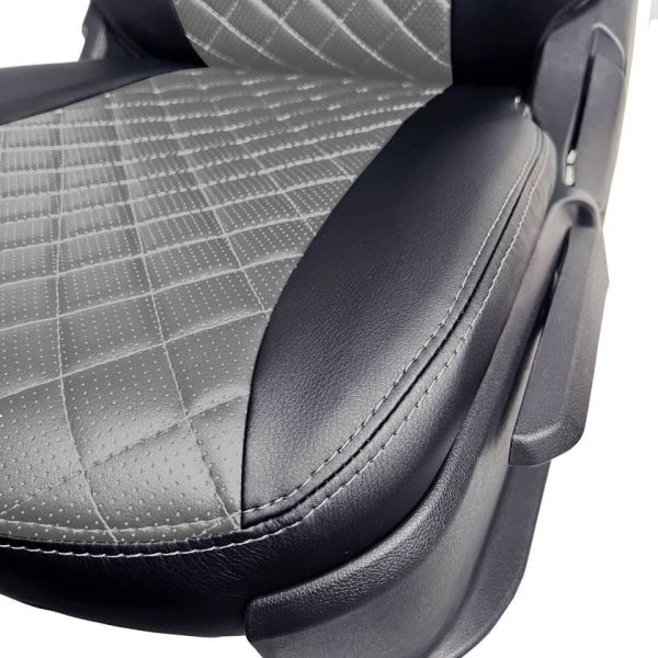 Чехлы Экокожа Ромб на Chevrolet Lacetti