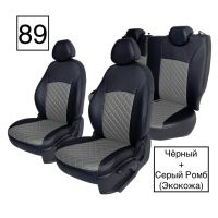 Чехлы Экокожа Ромб на Chevrolet Lacetti