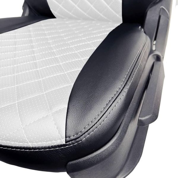 Чехлы Экокожа Ромб на Chevrolet Lacetti