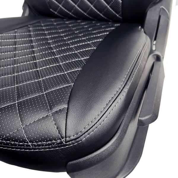 Чехлы Экокожа Ромб на Chevrolet Lacetti